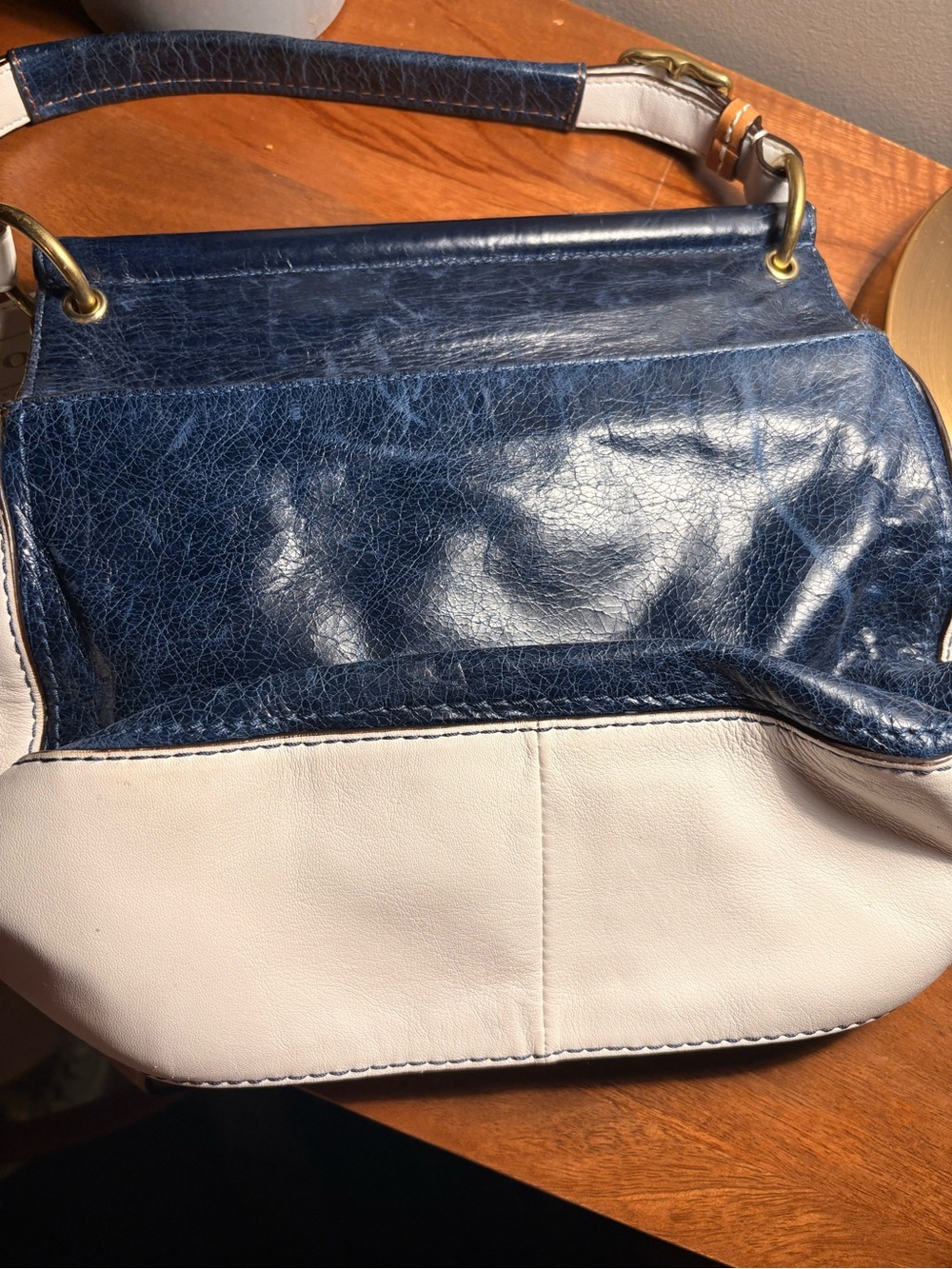 Coach 70th Anniversary Limited Edition Willis Navy and Tan - Shoulder Bag - Picture 6 of 14